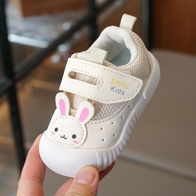 Children's Walking Shoes Red Cartoon Soft Breathable Boys Girls Baby Shoes Khaki Lightweight Kids Baby Casual Shoes Sandals