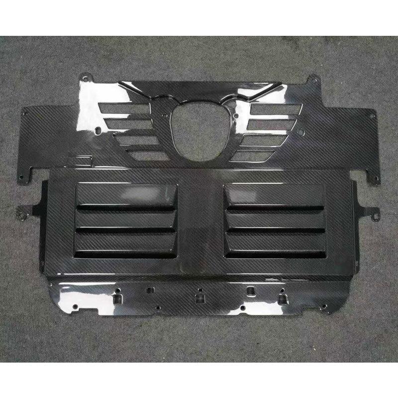 BMW M2 G87 Dry Carbon Fiber Oil Cooler Guard and Air Duct