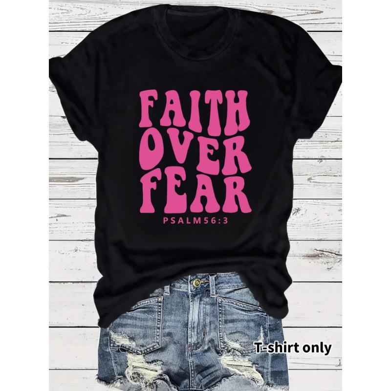 Women's Fashionable, Loose and Casual Short-sleeved Round-neck T-shirt