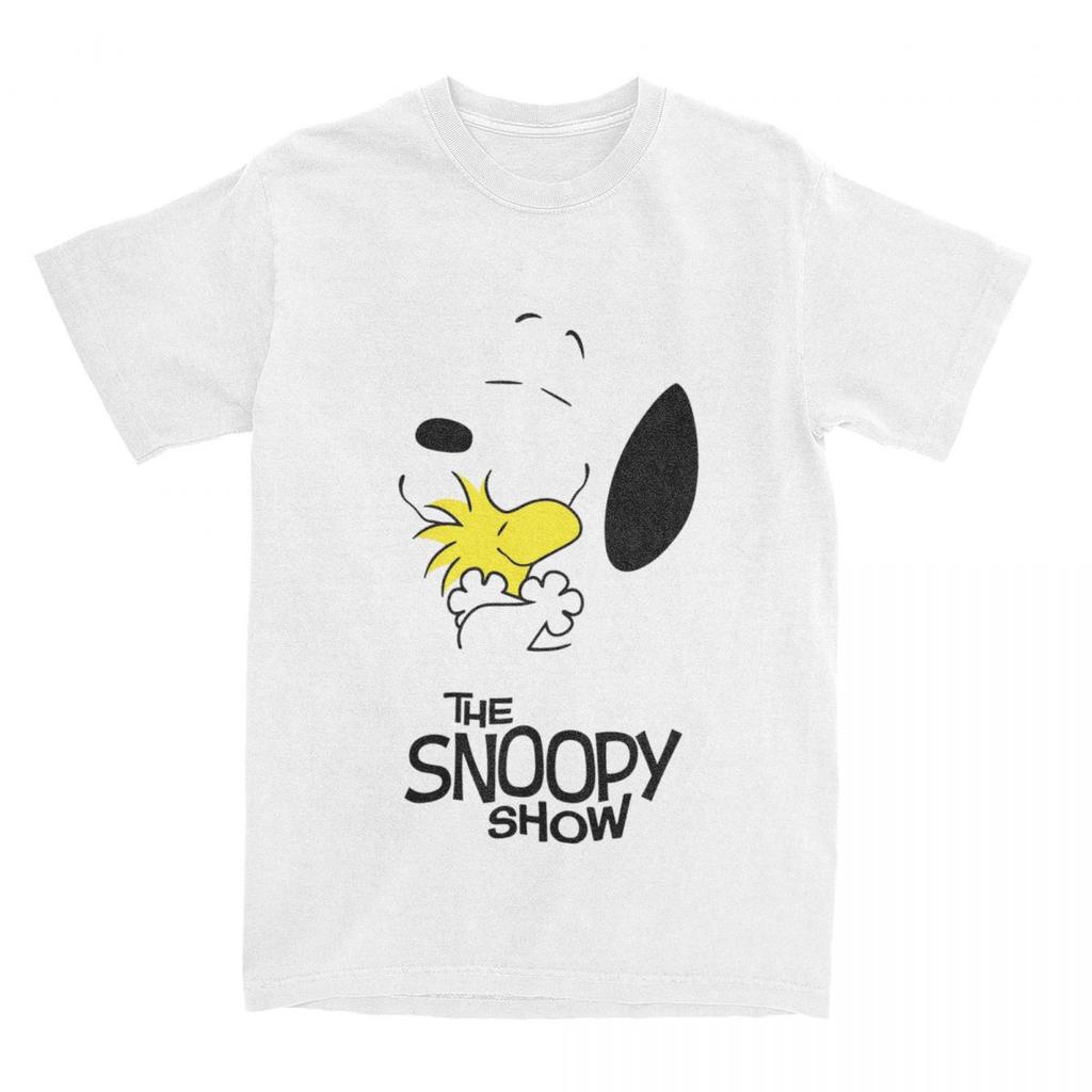 Herren Damen Peanuts Snoopy Taucher Grafik T-Shirt Zeug Vintage Baumwolle Cartoon Hund T-Shirts Oberteile Geschenkidee