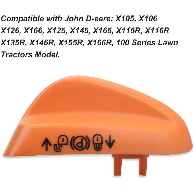 GX23146 Parking Brake Knob Compatible with John D-eere Lawn Tractors | for D100, D105, D110, E100, E110, E120, E130, X105, X106, X115R, 107H, 107S,