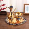 European Light Luxury Metal Wine Set