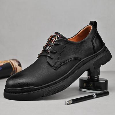 Fashion Classic Comfy Men Oxford Shoes Leather Outdoor Men Casual Footwears Fashion British Style Lace Up Male Dress Shoes Formal Dress