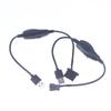 Usb To 4Pin Pwm 5V To 12V Boost Line Fan Power Adapter Connector Converter Cable With Adjust Switch