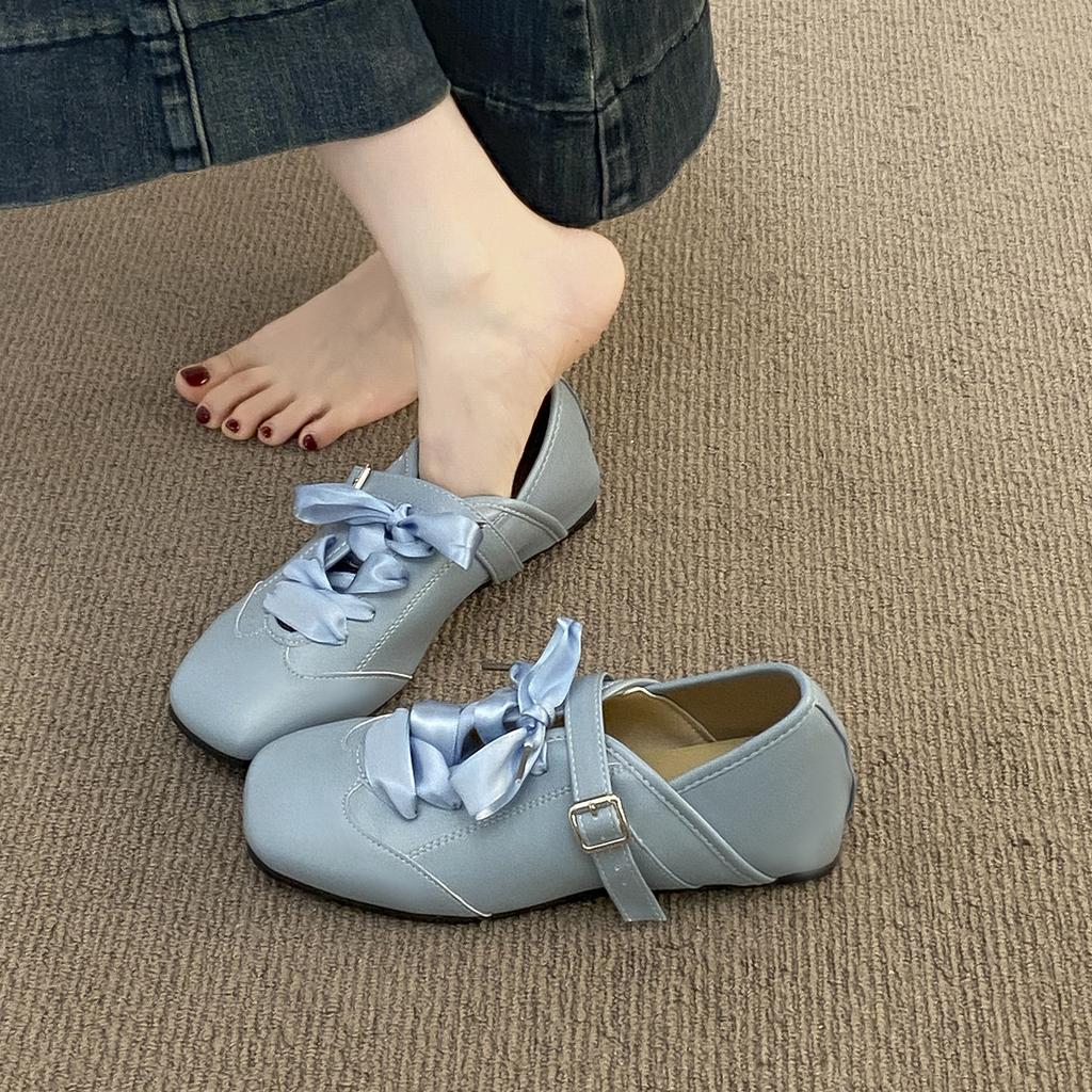 Fashion Woman Shoes 2025 Slip On Sneakers Ballet Flats All-Match New Sports Ballerinas White Casual Small Lace-Up Leisure Small White Sh