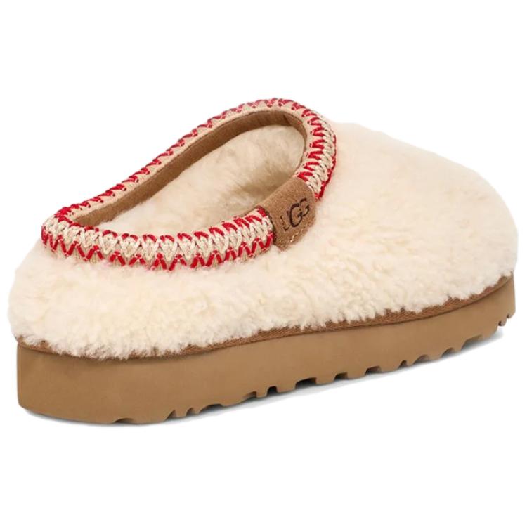 UGG Ciabatta Tasman Maxi Curly - Naturale Scarpe da Ginnastica da Donna Bianche 1158356-NAT