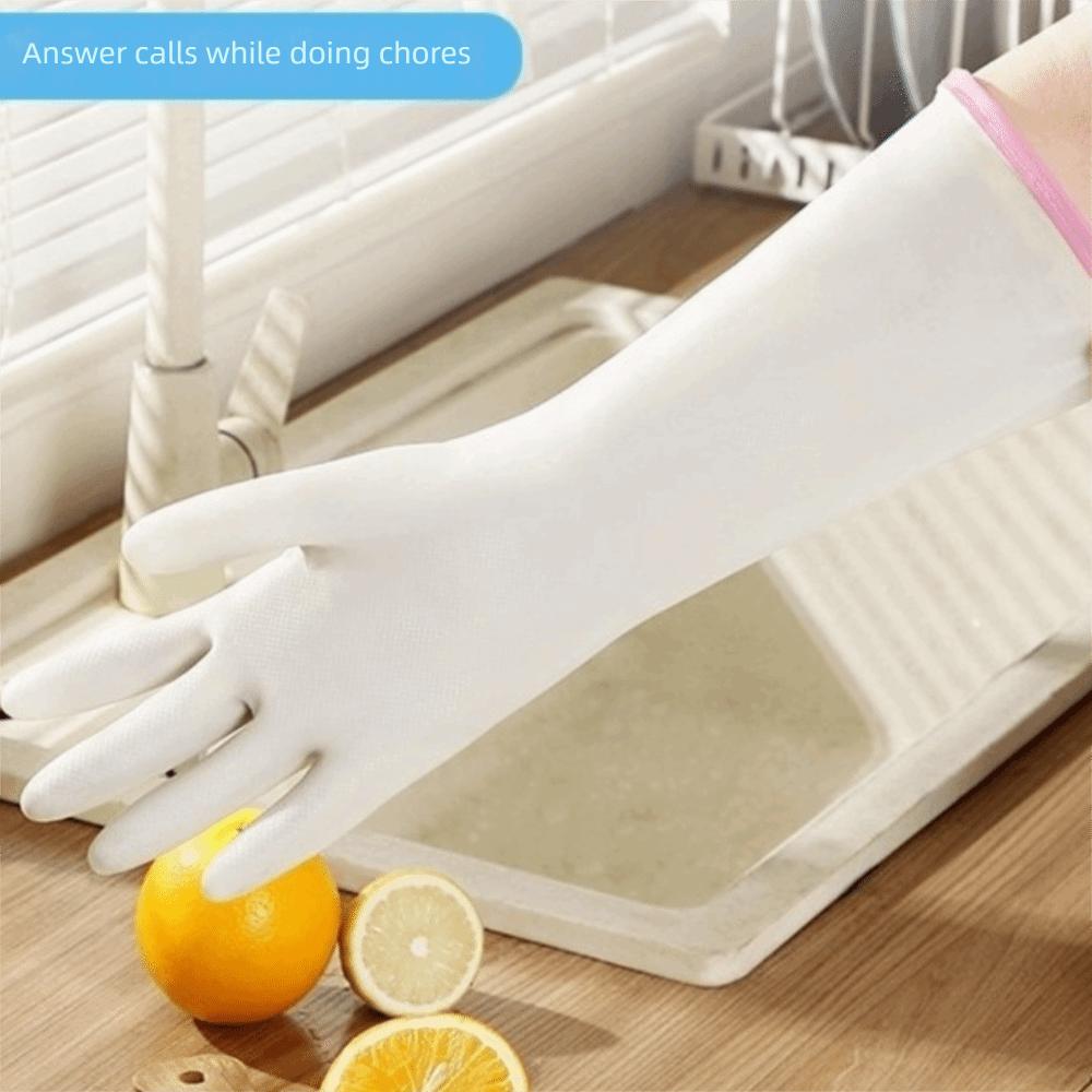 Wear-resistant Kitchen Gloves Waterproof Food Grade Cleaning Gloves Thickened Cartoon Dishwashing Gloves Household Cleaning