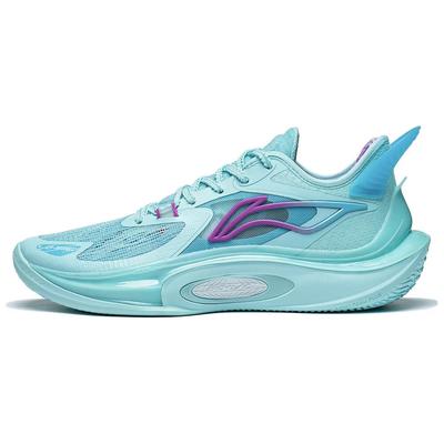 Li Ning SONIC 11 V2 Comfortable Cushioning Slip Resistant Low Top Basketball Shoes Men's Island Blue ABAT045-3