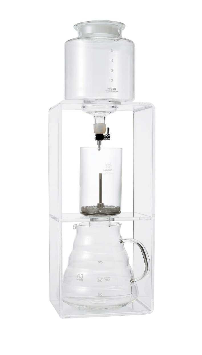 

Hario WDCR-6 Water Dripper, Clear, Cold Brew Coffee, For 2 to 6 Cups