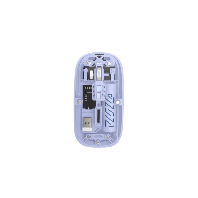 LOOMOO LMS-805 Transparent Magnetic Wireless Bluetooth Mouse