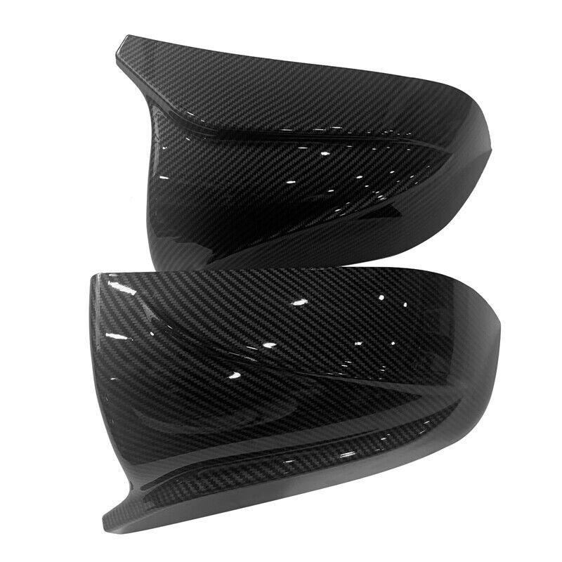 Tesla Model 3 (2017-2020) Horn and Rearview Mirror Cover In Glossy Black.