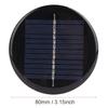 4 Pcs Durable 6V Solar Cell Panel 80MM Portable Polycrystalline Silicon Solar Solar Panel Portable Applications