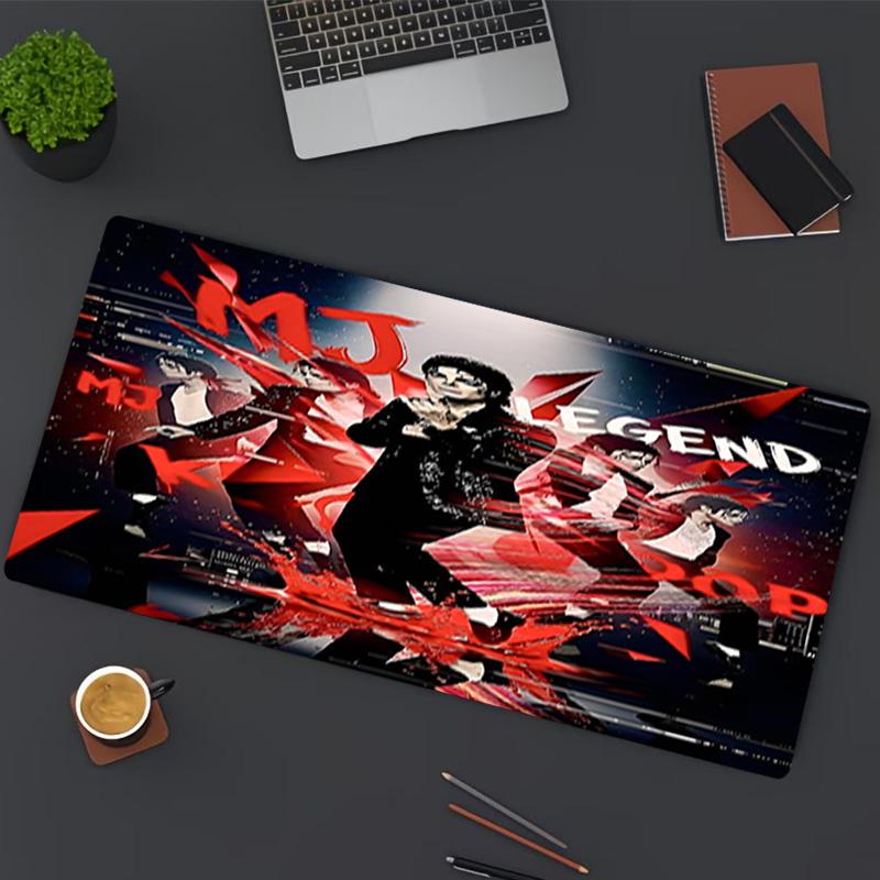 Michael Jackson Print Mouse Pad, for Keyboard Pad Laptop PC Mat for Office Home Use, Desk Decor, Perfect Birthday Gift for Gamers