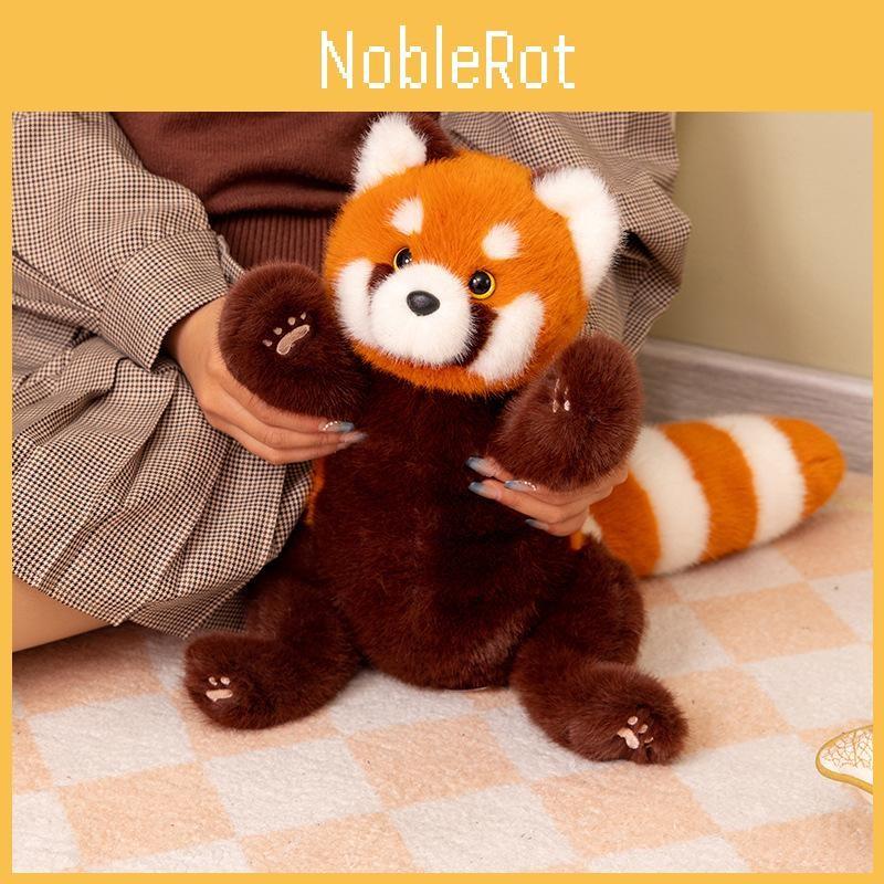 Red Panda Plush Toy Cute Sitting Posture Cartoon Childrens Birthday Doll Gift