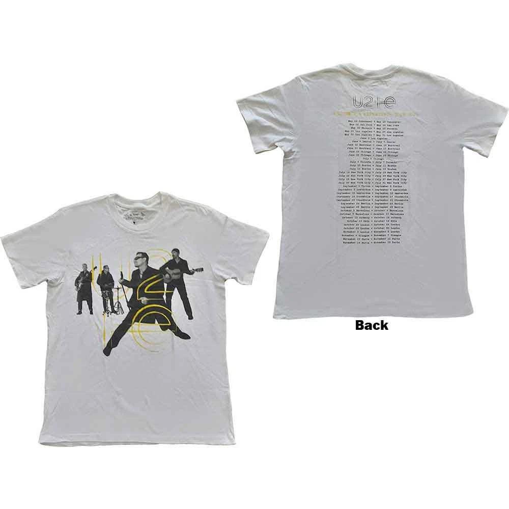 U2 Live Action Authorized Mens T-Shirt L