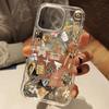 Leopard And Luxury Collage Pattern Clear Phone Case For iPhone 17 Air 16 15 14 Pro 11 12 13 Pro Max 15 Plus XS X XR Soft Cover