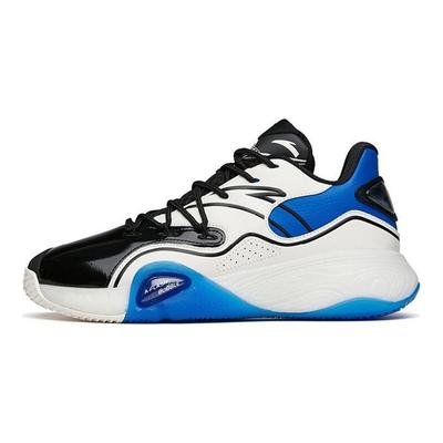 Cement Bubble 1.0 KT Thompson Strapazierfähige Rutschfeste Low-Top Basketballschuhe Herren Sneaker Schwarz Weiß Blau 912121608S-14