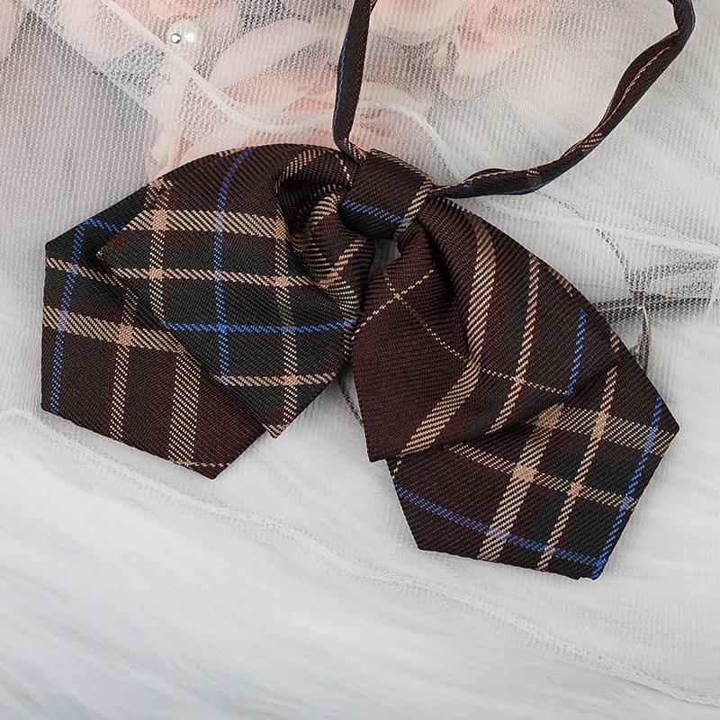 

Jk Бесплатный Кофе Маленький Галстук-бабочка Женский Колледжный Стиль Ленивый Японский Клетка Униформа Рубашка Ins Студенческий Галстук-бабочка