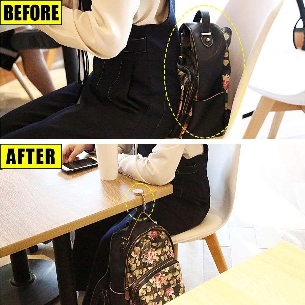 1Pcs Holder Rack Handbag Hanger Vintage Flowers Purse Bag Hook New Table Hook Holder