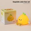 USB Rechargeable Night Light Orange Silicone Night Lights Touch Sensor Bedroom Bedside Cat Lamp With Remote For Kids Baby Gift