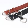 New Love Pin Buckle Belt Simple and Fashionable Versatile Women's Heart-shaped Hanging Decorative Women's Belt