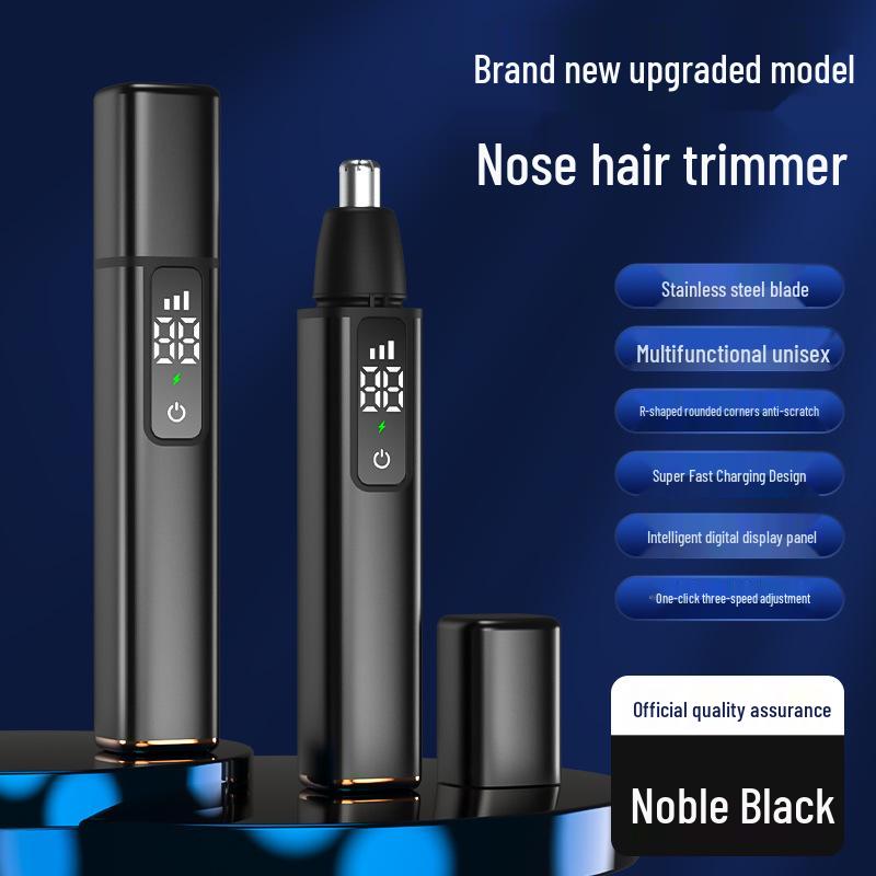 

Rechargeable Electric Nose Hair Trimmer for Men & Women - Cleans and Trims Nostrils