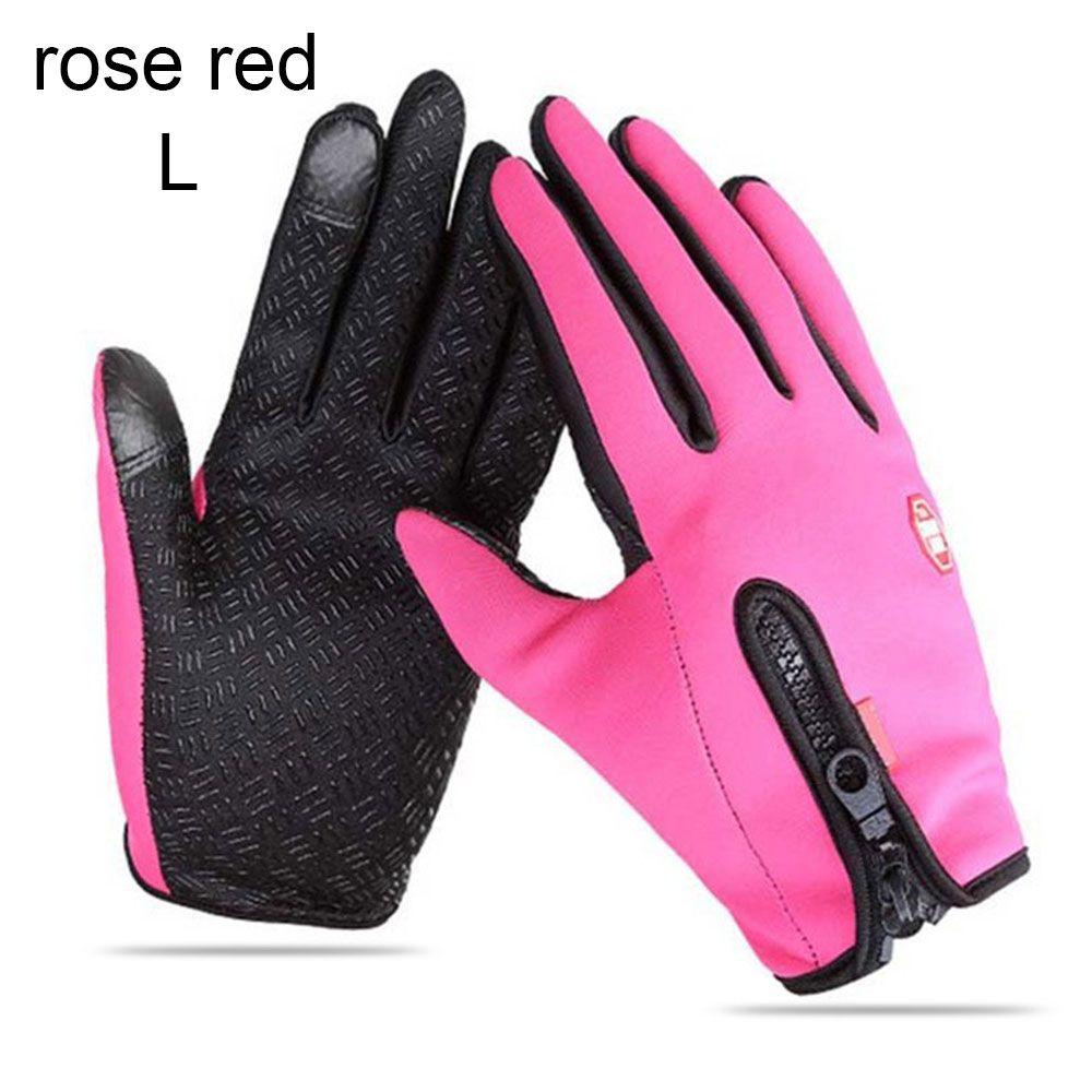 Winter Thermal Skiing Windproof Warm Gloves Touch Screen Mitten Sports Gloves Anti-slip