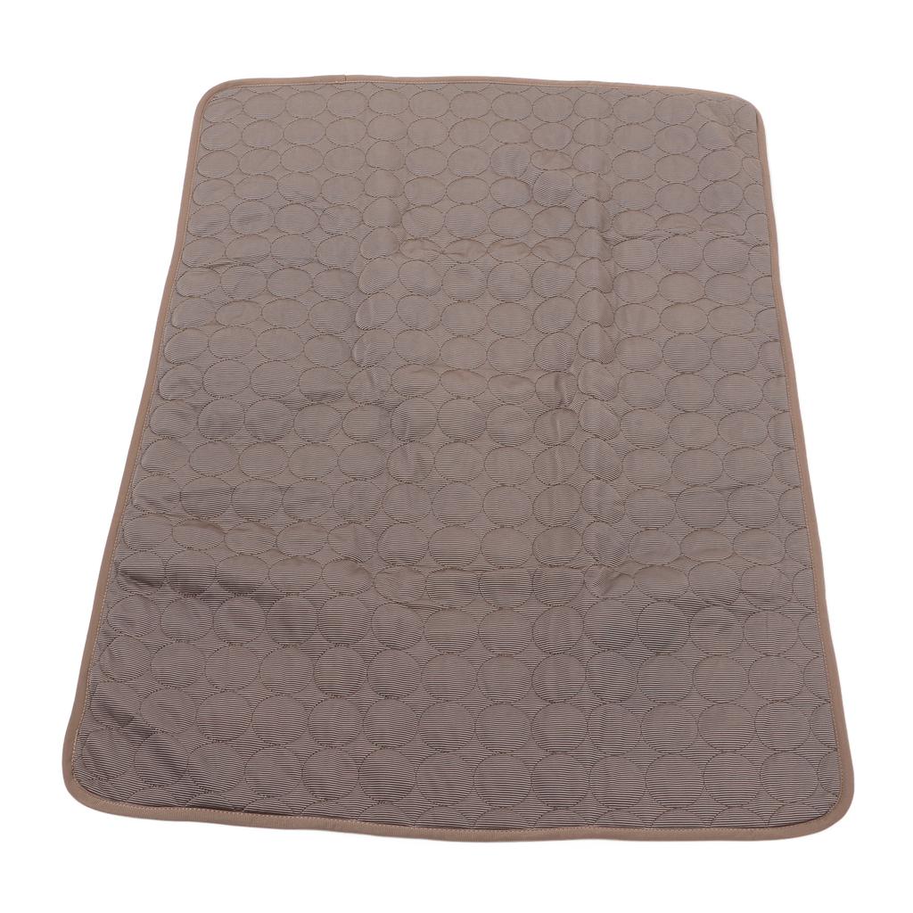 Pet Ice Pad Breathable Heat Dissipation Pad Cooling Mat Portable Dogs Cats Ice Silk Pad for Car Home