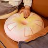 40-90cm Smile Sunflower Plush Toy Stuffed Donut Doll Cat Pet Cushion Mat Pillow Home Bedroom Car Shop Restaurant Decor Girl Gift