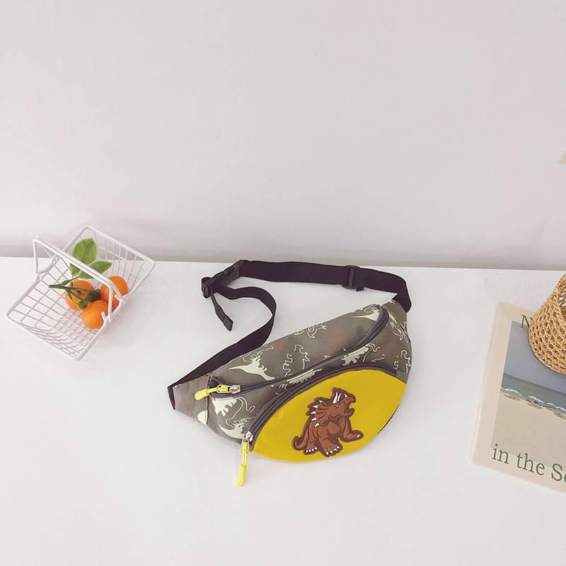 Kids Dinosaur Waist & Crossbody Bag: Outdoor Small Backpack & Coin Purse for Boys and Girls