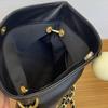New high-end bow handbag, runway high-end style, single-shoulder crossbody bag, European and American style bucket bag
