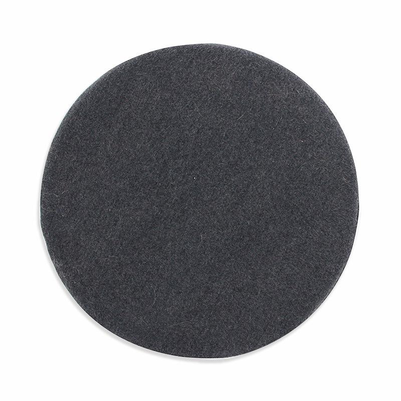 MUJI-Style Tatami Round Memory Foam Seat Cushion - Breathable, Solid Color, Tie-On for Office Chair