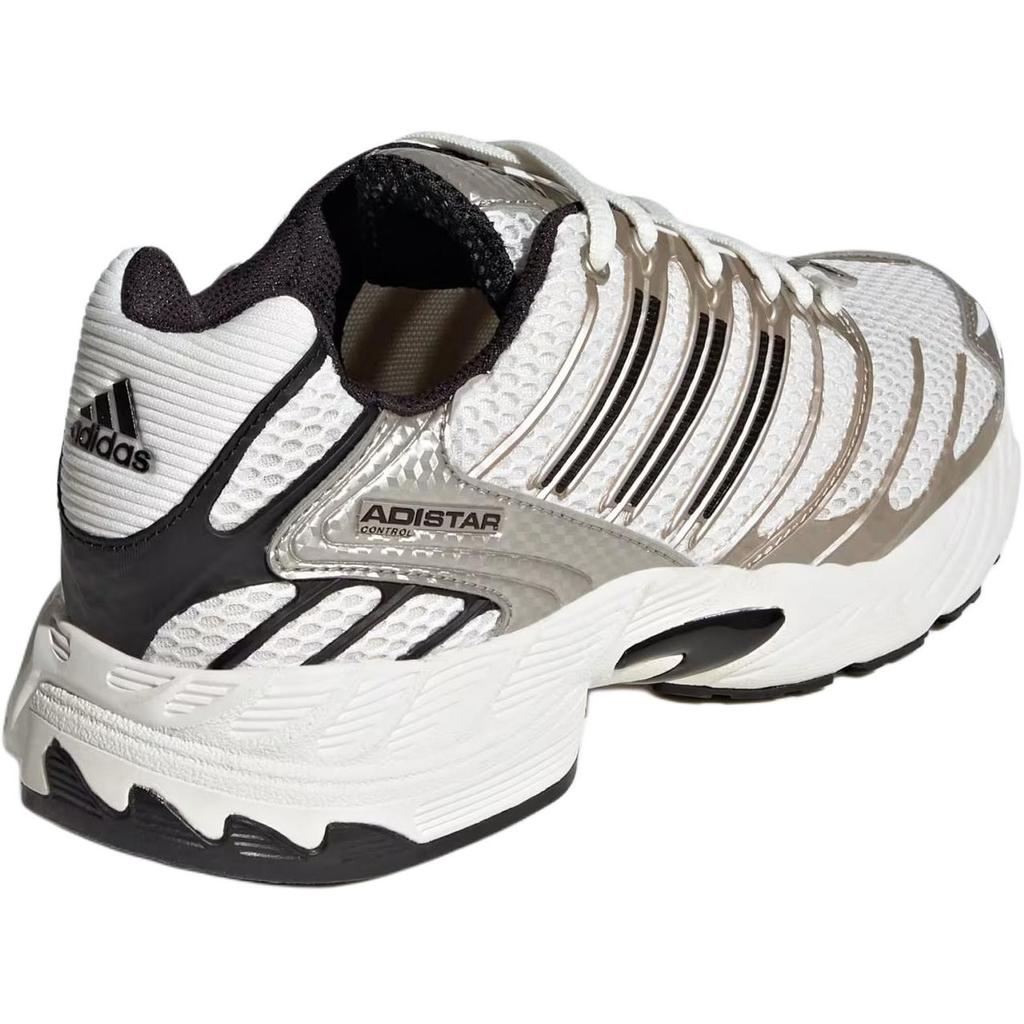 Adidas Adistar Control 3 Comfortable Classic Rebound Breathable Support Low Top Running Shoes Unisex Sneaker White Silver KI8664