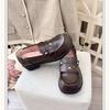 35-43 Large Size Women's Shoes 41 Wide Feet Fat Original Lolita Shoes Jk Uniform Shoes Student Shoes College Small Leather Shoes 42