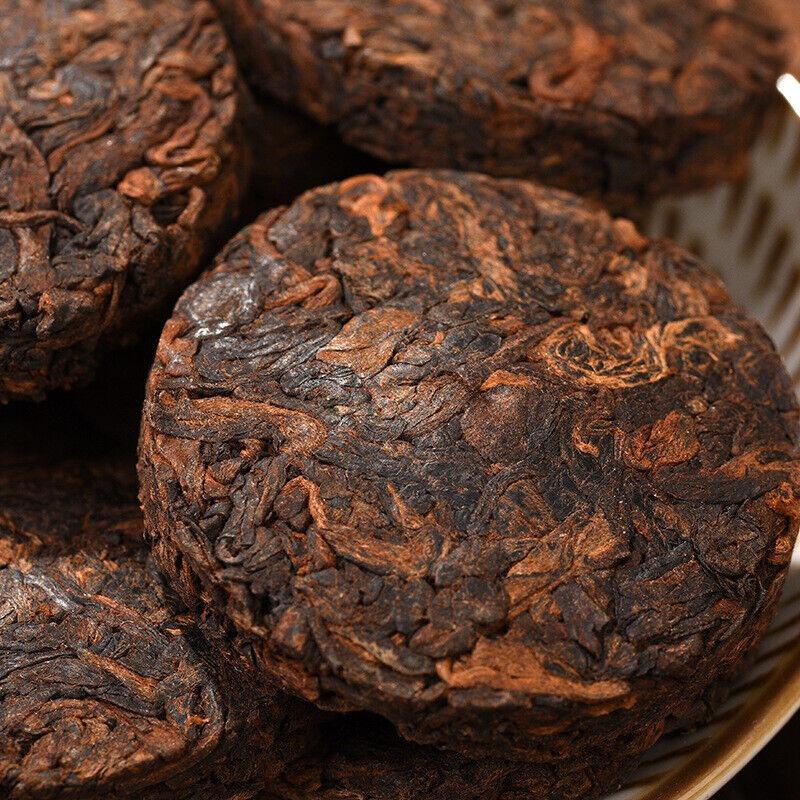 Linglong Cake Tea Pu'er Mature Tea Cake Head Spring Tea Aged Ripe Pu'er Tea 500g