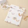 25*20cm Multifunctional Baby Diapper Bag Reusable Solid Color Travel Nappy Pouch Soft Cotton Mummy Storage Bag Baby Stroller Bag