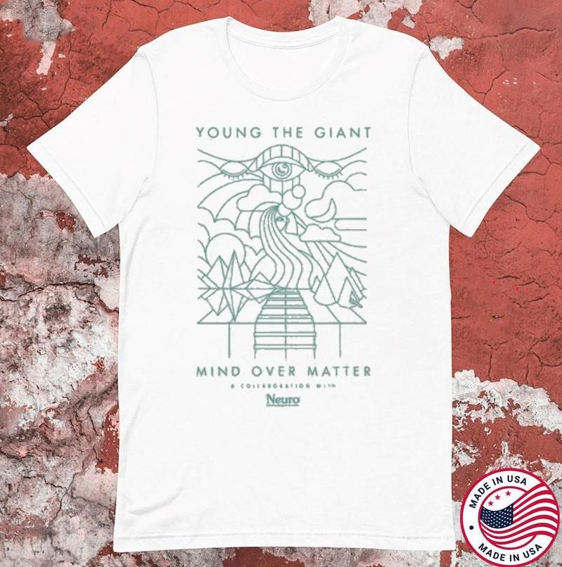 Young The Giant Mind Over Matter A Collaboration T-shirt size S-5XL L