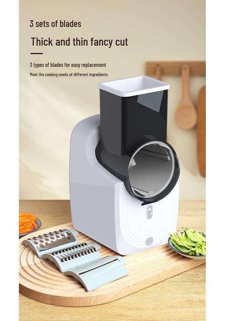 Electric Storm Multifunctional Vegetable Cutter & Slicer – Versatile Kitchen Grater and Potato Shredder