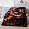 Goku Anime Blanket Flannel Blanket for bed, sofa, Camping, Hiking, Picnic Essentials, gift for family Fan gifts