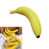 6 Stück realistische künstliche Bananen künstliche Fruchtmodelle Schaumstoffstruktur Perfekt für Restaurant-Auslagen und Fotografie