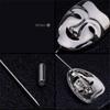 Suits Personality 3D Accessories Zinc Zinc Alloy Men's Face Gold Color Mask Lapel Pin Jewelry Brooches Pin