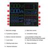 2-CH 18650 21700 Battery Capacity Tester MAh MWh Digital Internal Resistance Meter with 1A Charge Discharge Function Fan Cooling