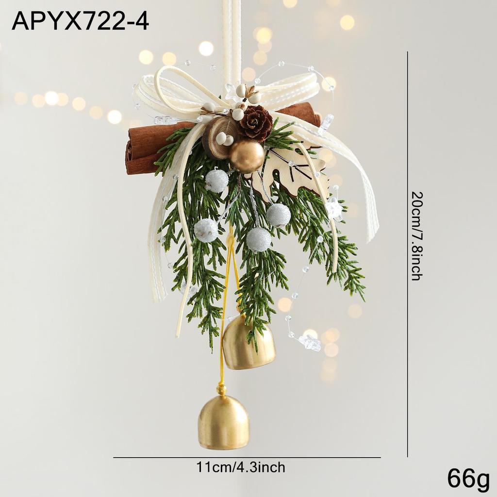 Premium Christmas Bell Ornament for Doors, Trees, and Wall Hangings