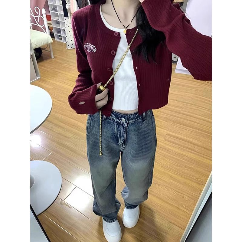 

Plus Size American Retro Knit Cardigan - Early Spring Collection S