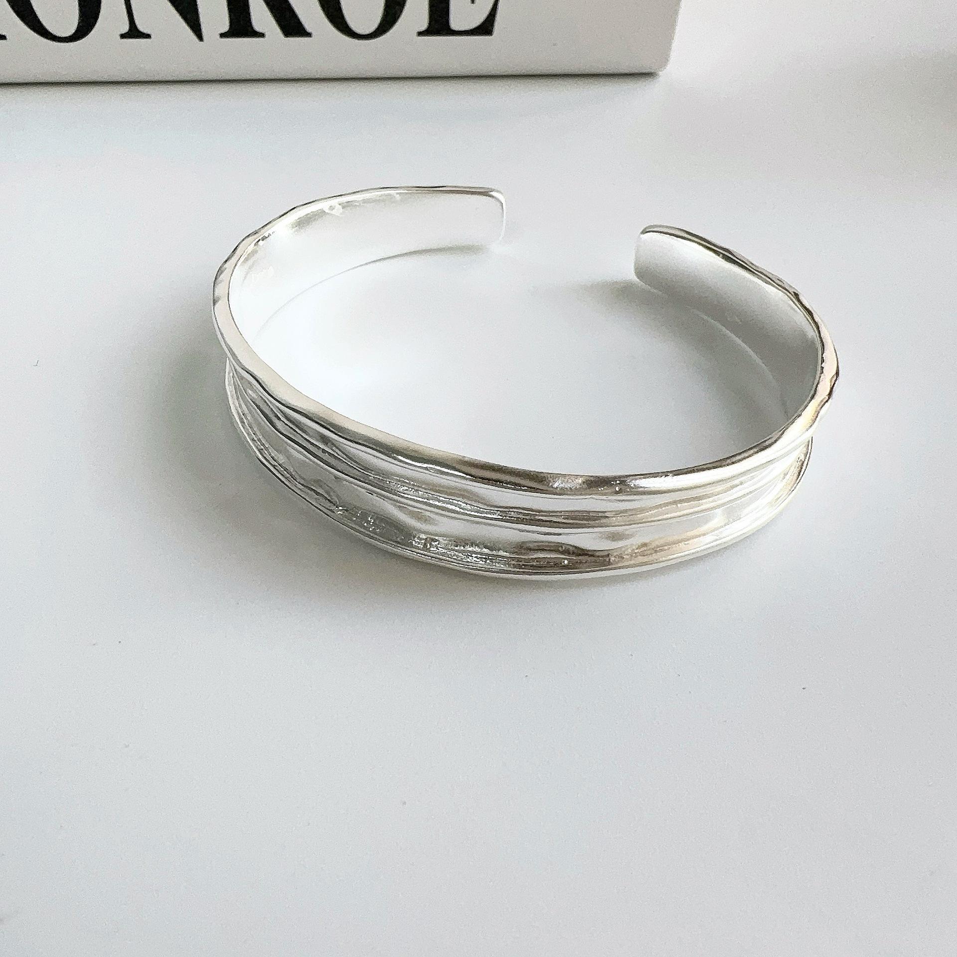 Geometric Irregular Open Bangle Bracelet - Women s Fashionable Versatile Jewelry