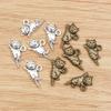 15pcs Cute Small Tiger Cat Charms Pendant 20x12mm Alloy Metal DIY Jewelry Making Accessories Findings for Necklace Earrings