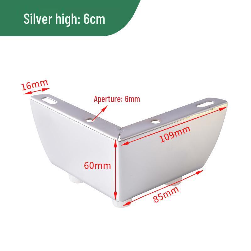 Nordic L-Shaped Metal Furniture Legs for Sofas, Tables, and Cabinets