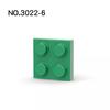 20Pcs  MOC Parts 3022 94148 Plate 2 X 2 Compatible Bricks DIY Assmble Building Blocks Particle Kid Puzzle Brain Toy Birthday Gif