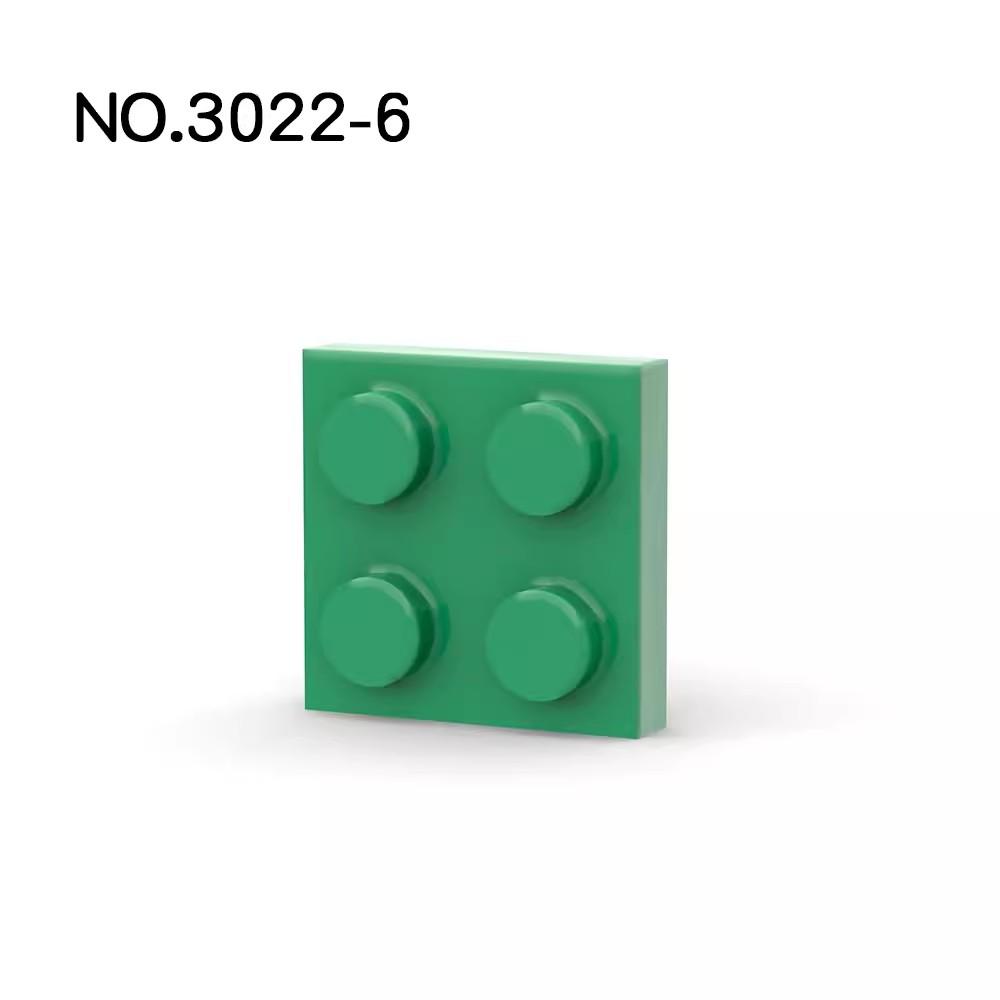 20Pcs MOC Parts 3022 94148 Plate 2 X 2 Compatible Bricks DIY Assmble Building Blocks Particle Kid Puzzle Brain Toy Birthday Gif