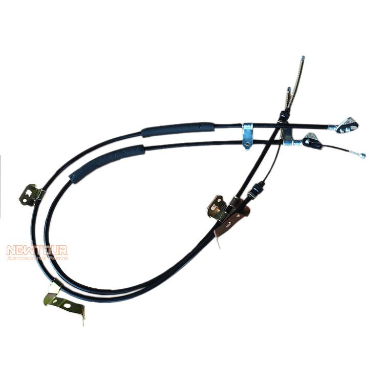 Auto Parts Spare Parts Left/right Rear Car Parking Brake Cable With Bracket For Geely Panda/LC Cross/GX2/GC3 1.3